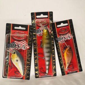 Lucky Craft JDM Bundle - 2x Squarebill Crankbaits & 1 Suspending Jerkbait